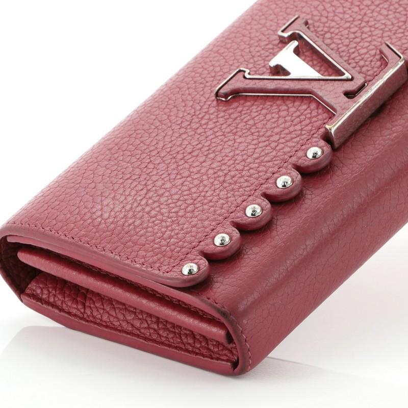 Louis Vuitton Capucines Wallet Studded Leather 1