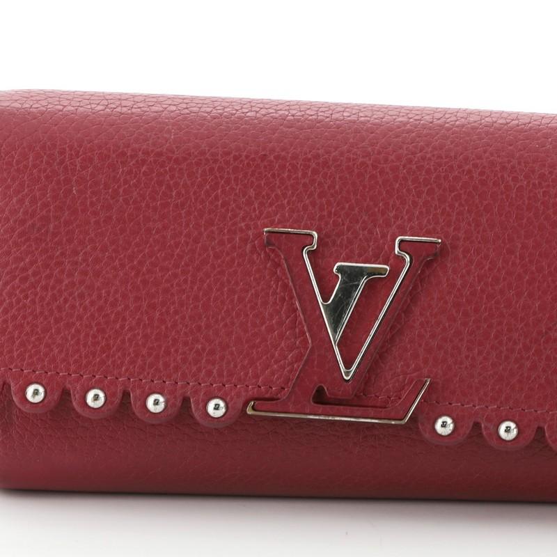 Louis Vuitton Capucines Wallet Studded Leather 3