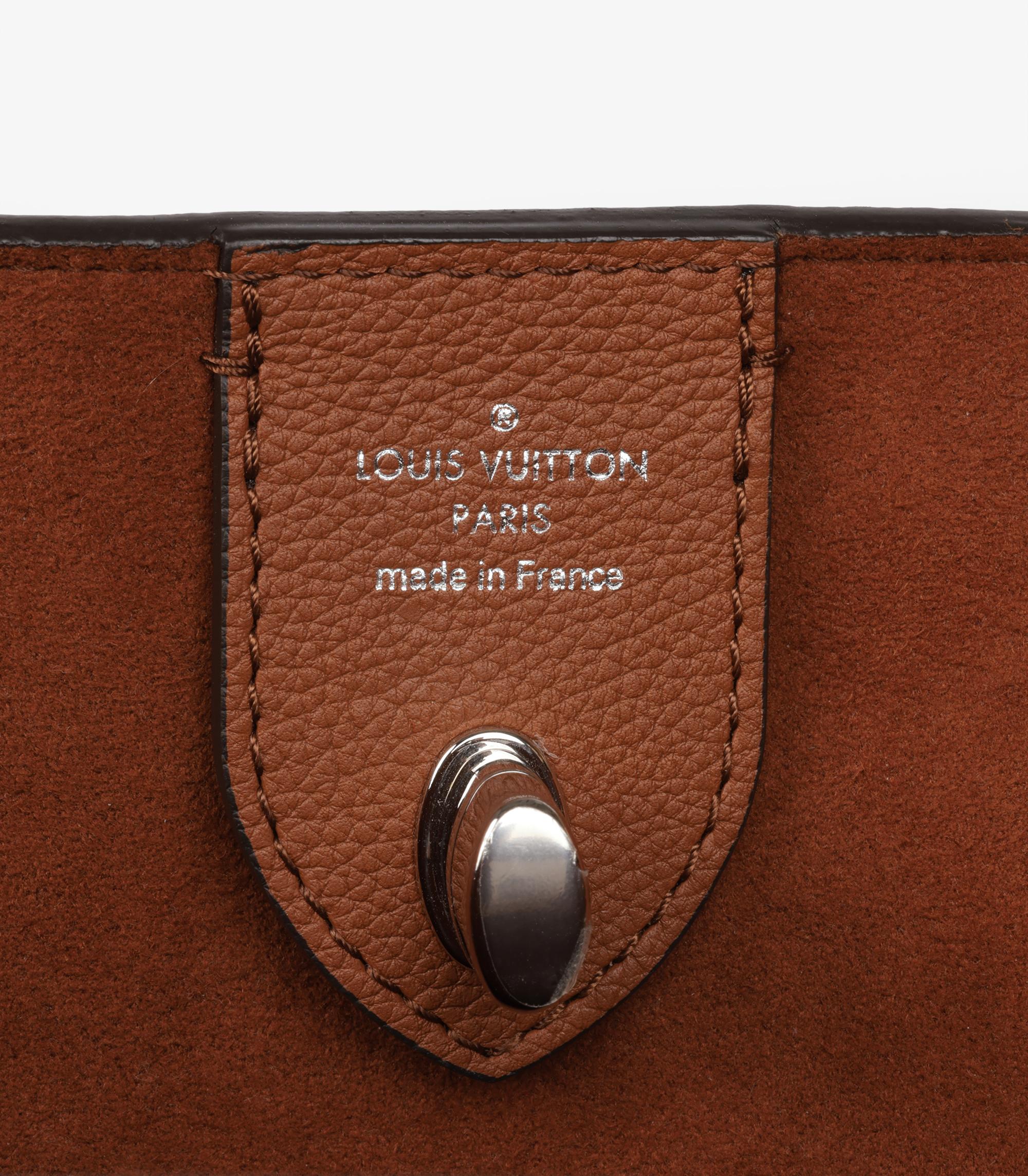 Louis Vuitton Lockme Go Tote aus Kalbsleder in Karamell, Schwarz und Weiß 2