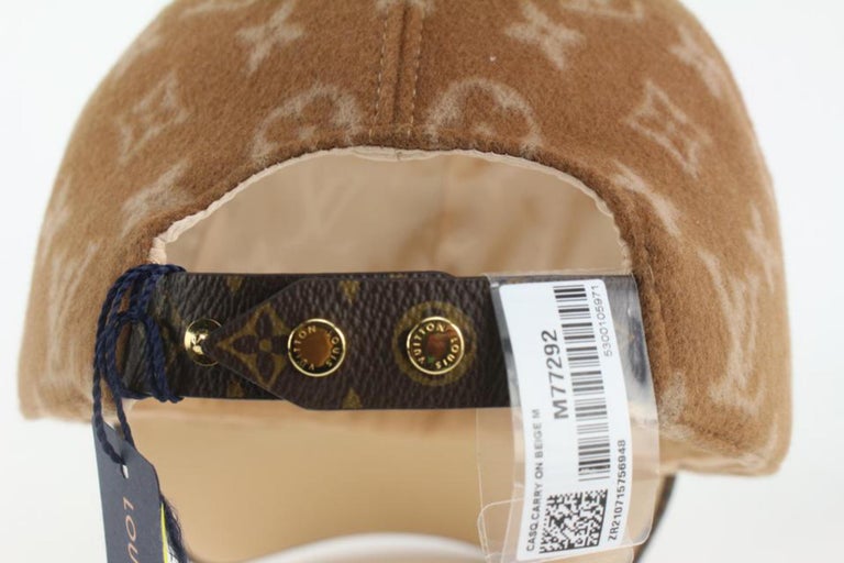 Louis Vuitton Carry On Baseball Cap Monogram Wool and Leather