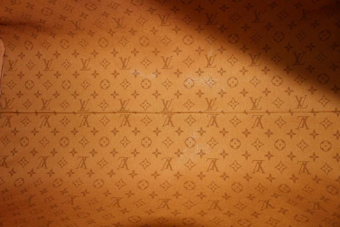 Louis Vuitton Caramel Crafty Keepall Bandouliere 45 Duffle Bag 98lv63 In New Condition In Dix hills, NY