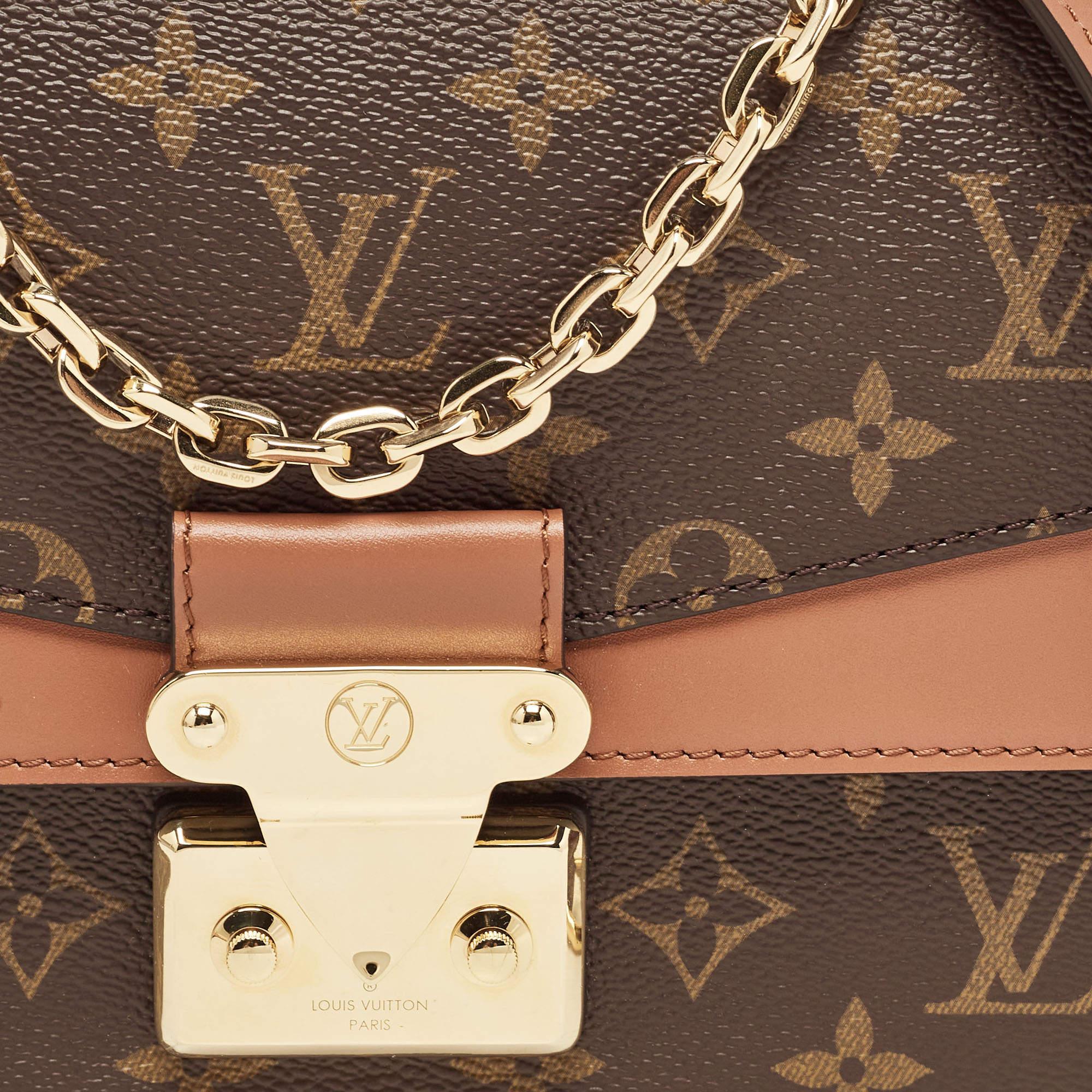 Brown Louis Vuitton Caramel Monogram Canvas Marceau Bag