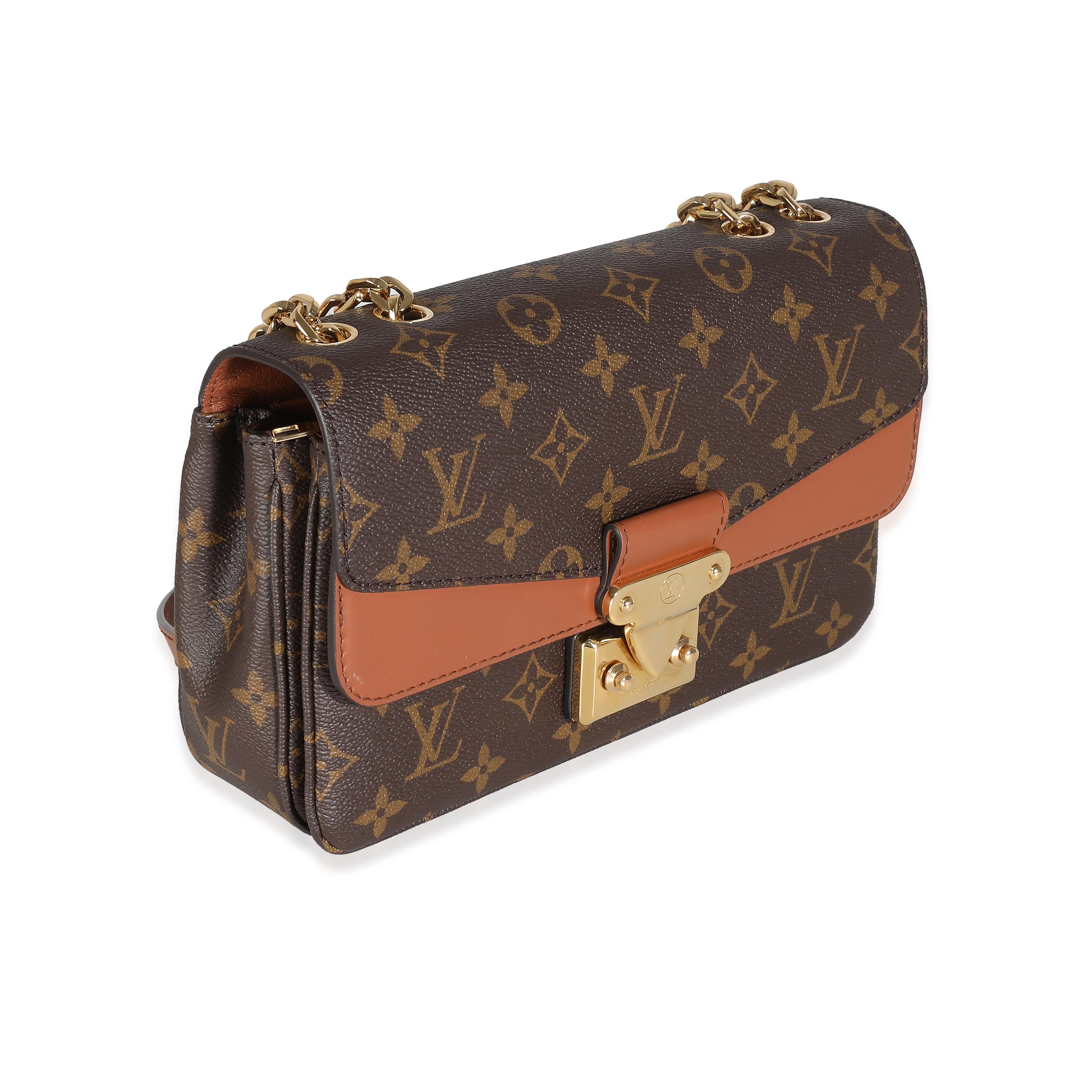 Brown Louis Vuitton Caramel Monogram Canvas Marceau