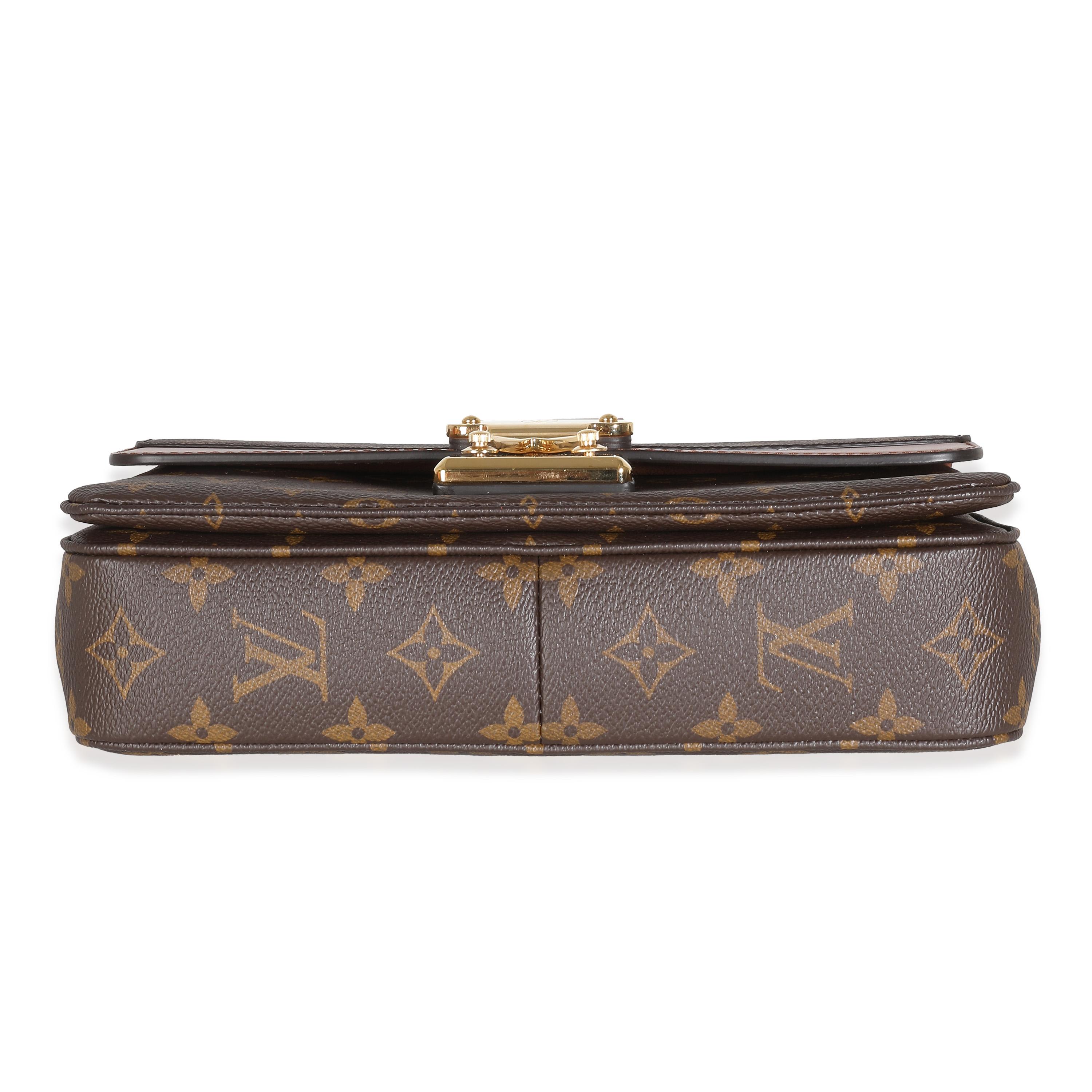 Louis Vuitton Caramel Monogram Canvas Marceau In Excellent Condition In New York, NY