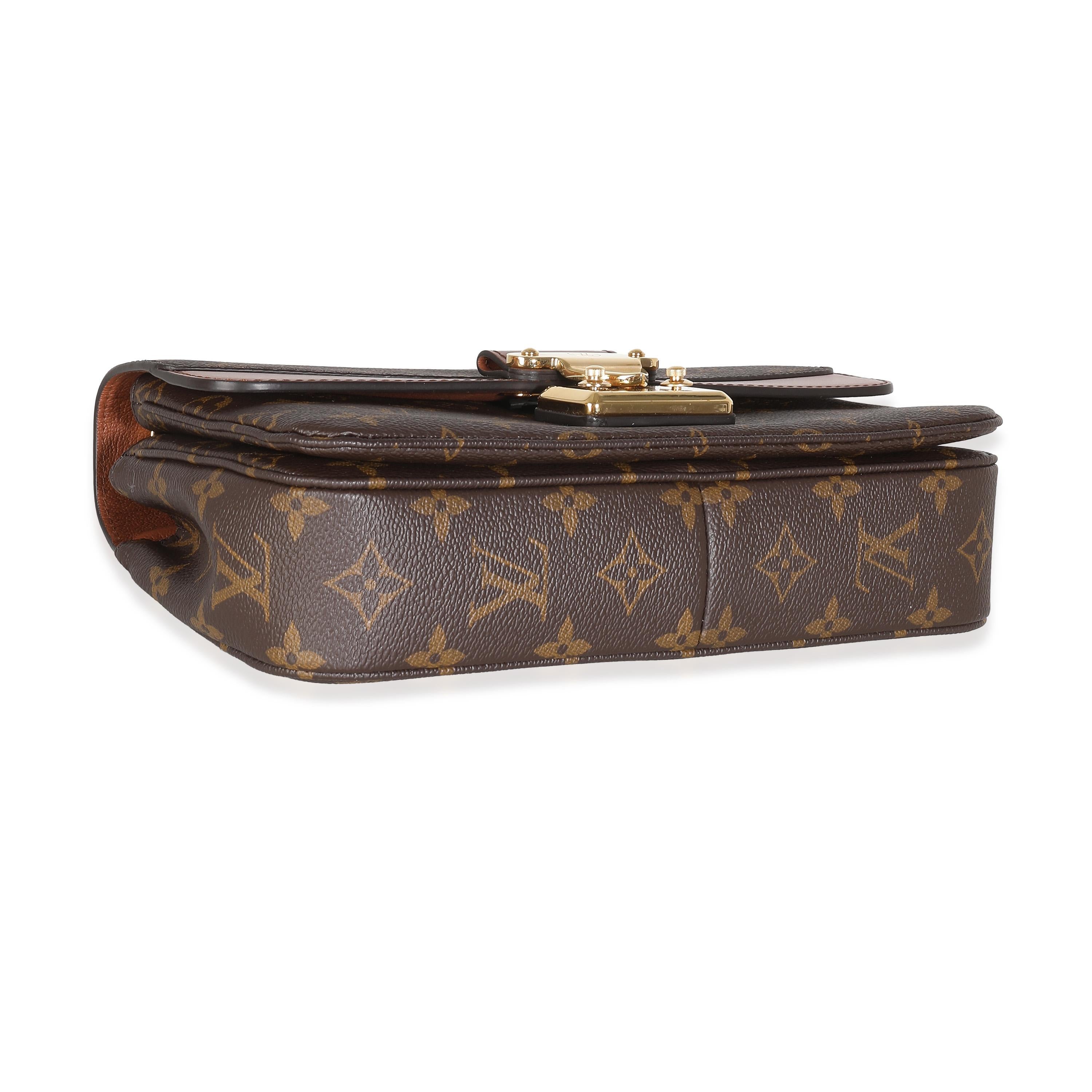 Women's Louis Vuitton Caramel Monogram Canvas Marceau