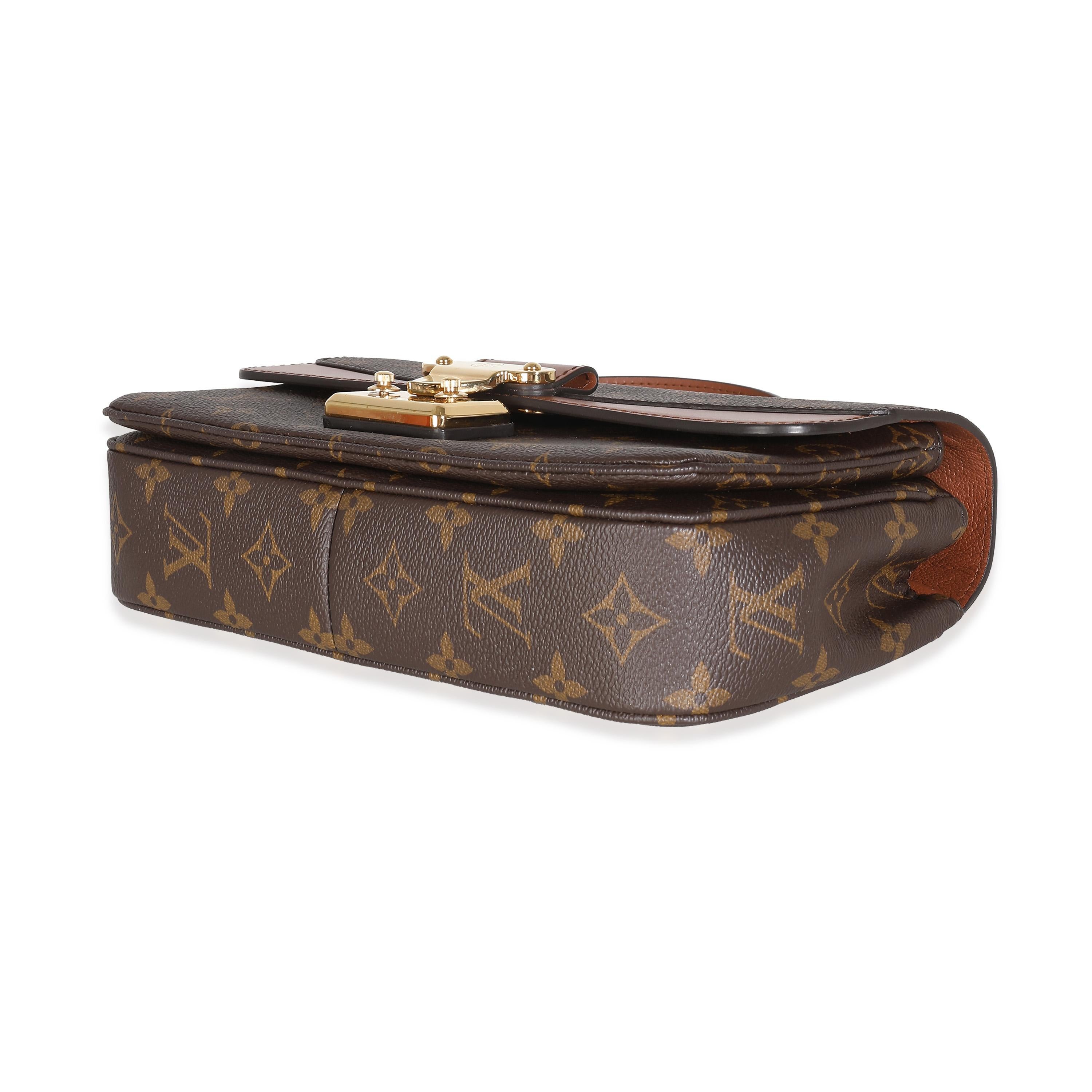 Louis Vuitton Caramel Monogram Canvas Marceau 1