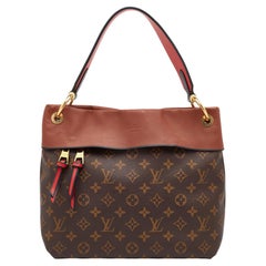Karamell Monogrammierte Canvas-Besace-Tasche von Louis Vuitton