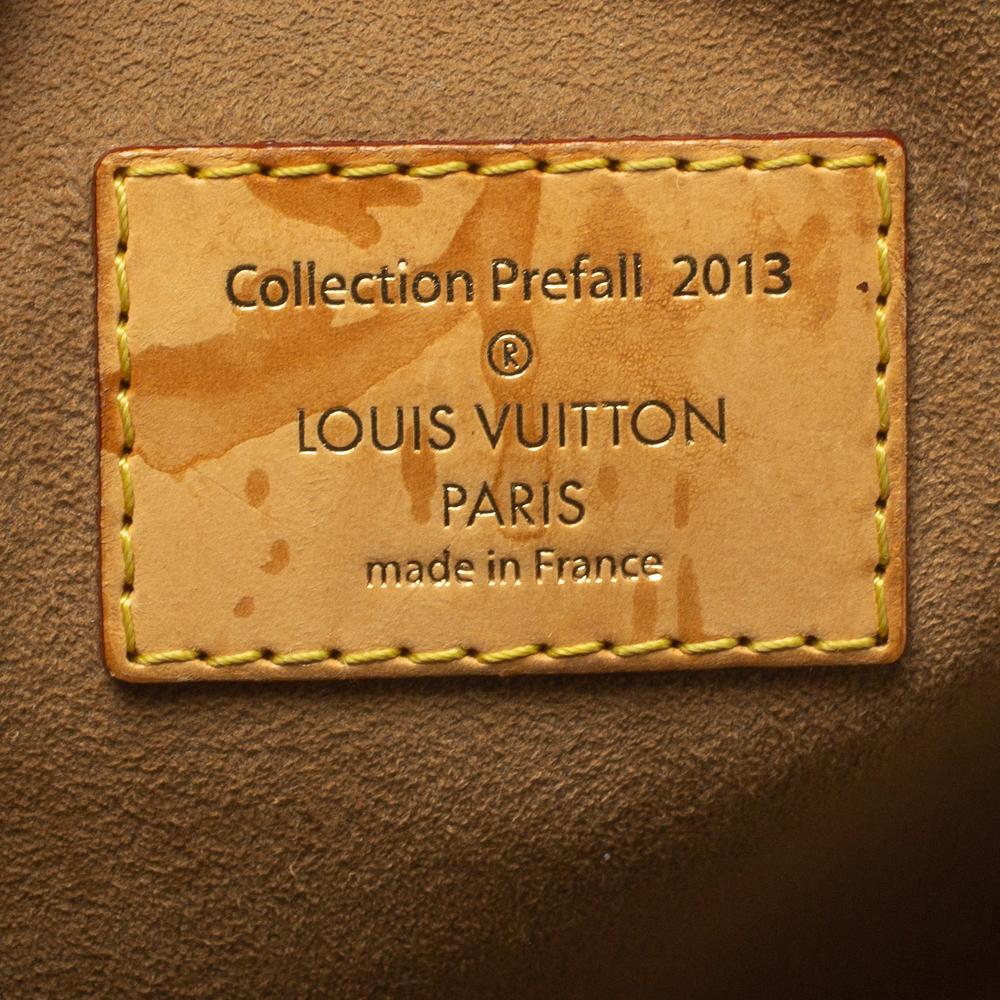 Louis Vuitton Caramel Monogram Coated Canvas Tuffetage Deauville Cube Bag 4