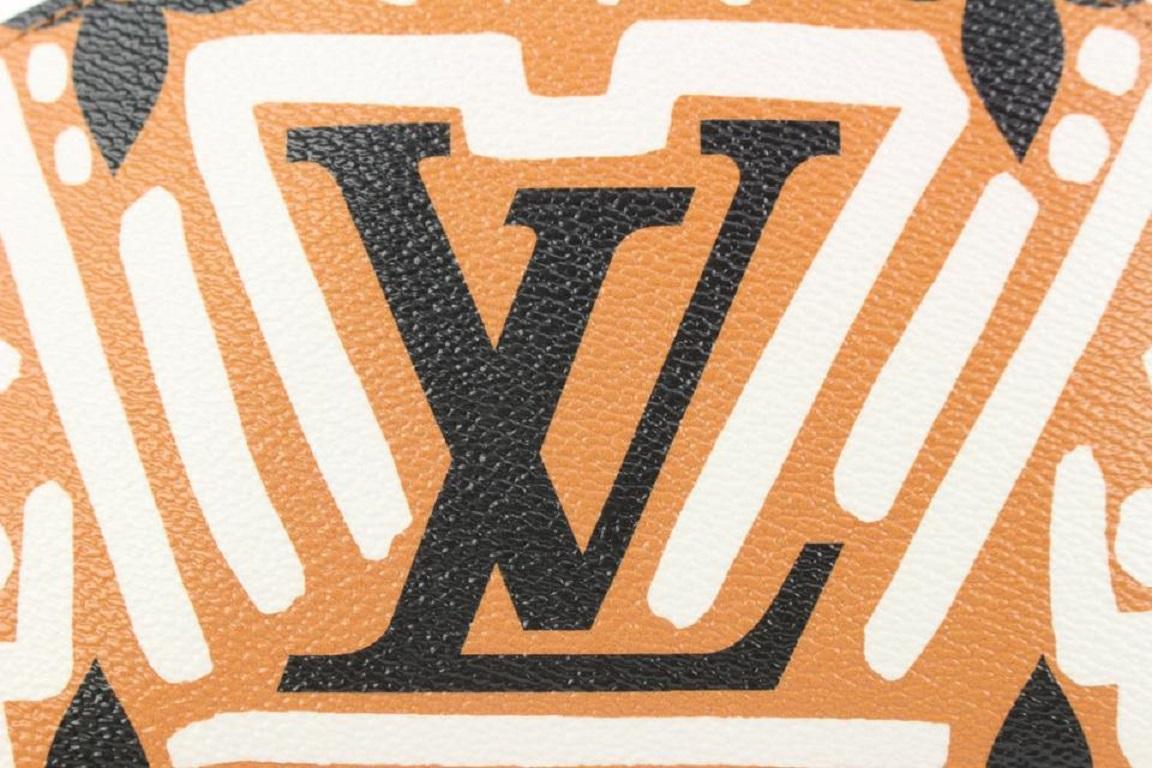 Louis Vuitton Caramel Monogram Crafty Cosmetic Pouch 99lv79 5