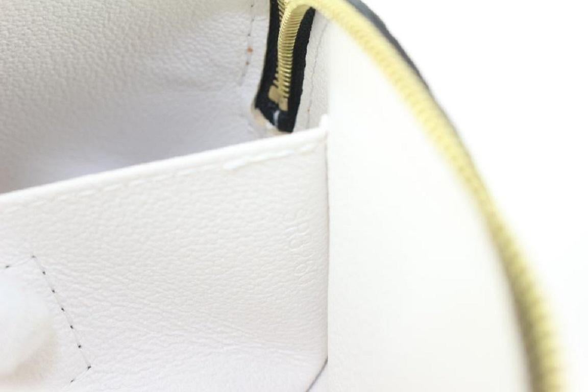 Louis Vuitton Caramel Monogram Crafty Cosmetic Pouch 99lv79 In New Condition In Dix hills, NY