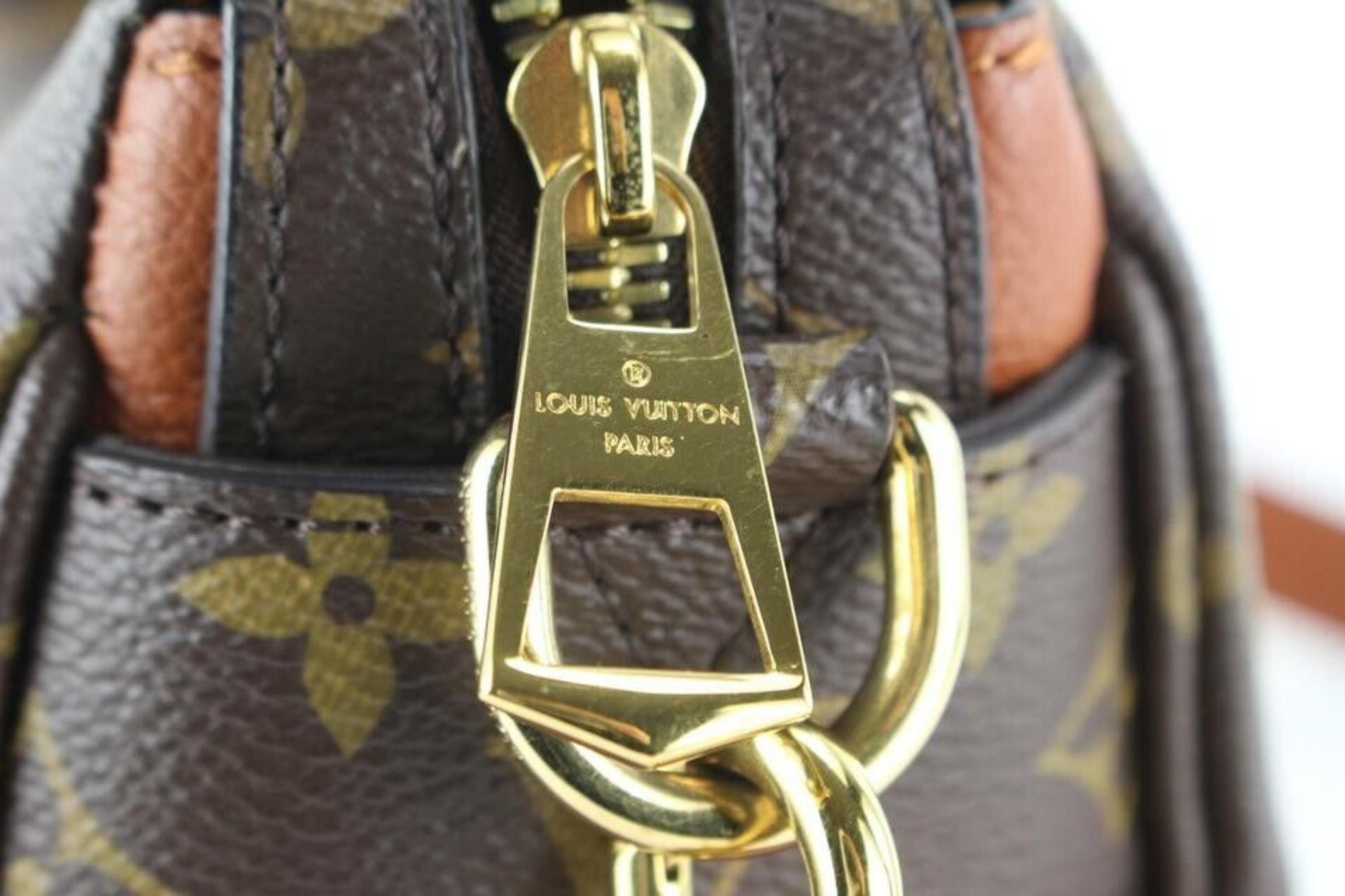 Louis Vuitton Caramel Monogram Manhattan NM 2way 5L26a For Sale 1