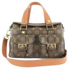 Louis Vuitton Caramel Monogram Manhattan NM 2way 8lvj1027a