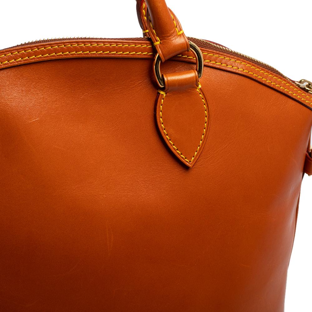 Louis Vuitton Caramel Nomade Leather Vertical Lockit Bag 5