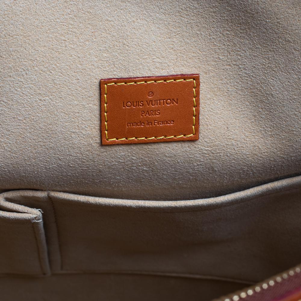 Women's Louis Vuitton Caramel Nomade Leather Vertical Lockit Bag