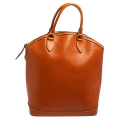 Louis Vuitton Caramel Nomade Leather Vertical Lockit Bag