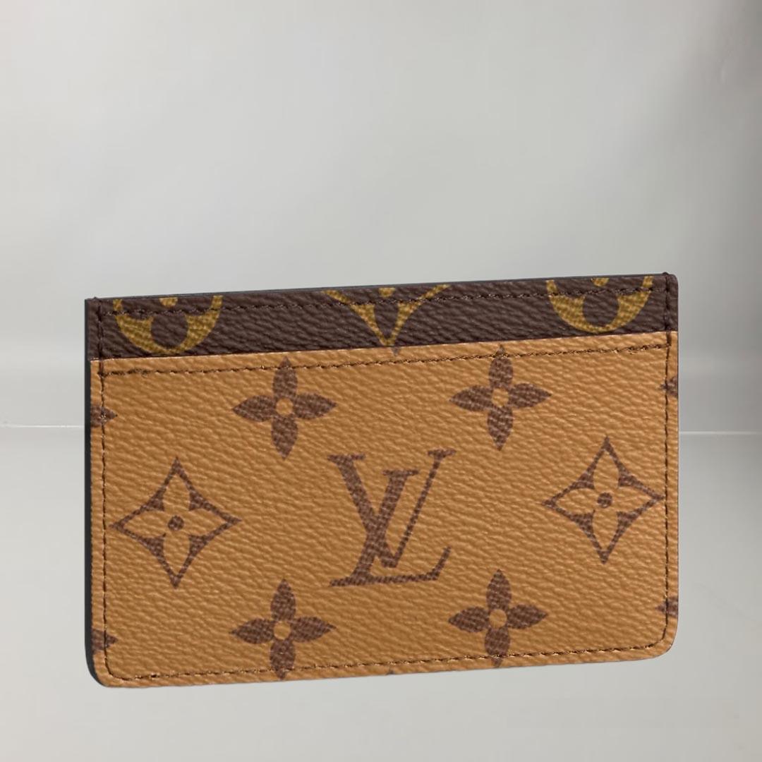 Louis Vuitton Card Holder Monogram Reverse Canvas For Sale 2
