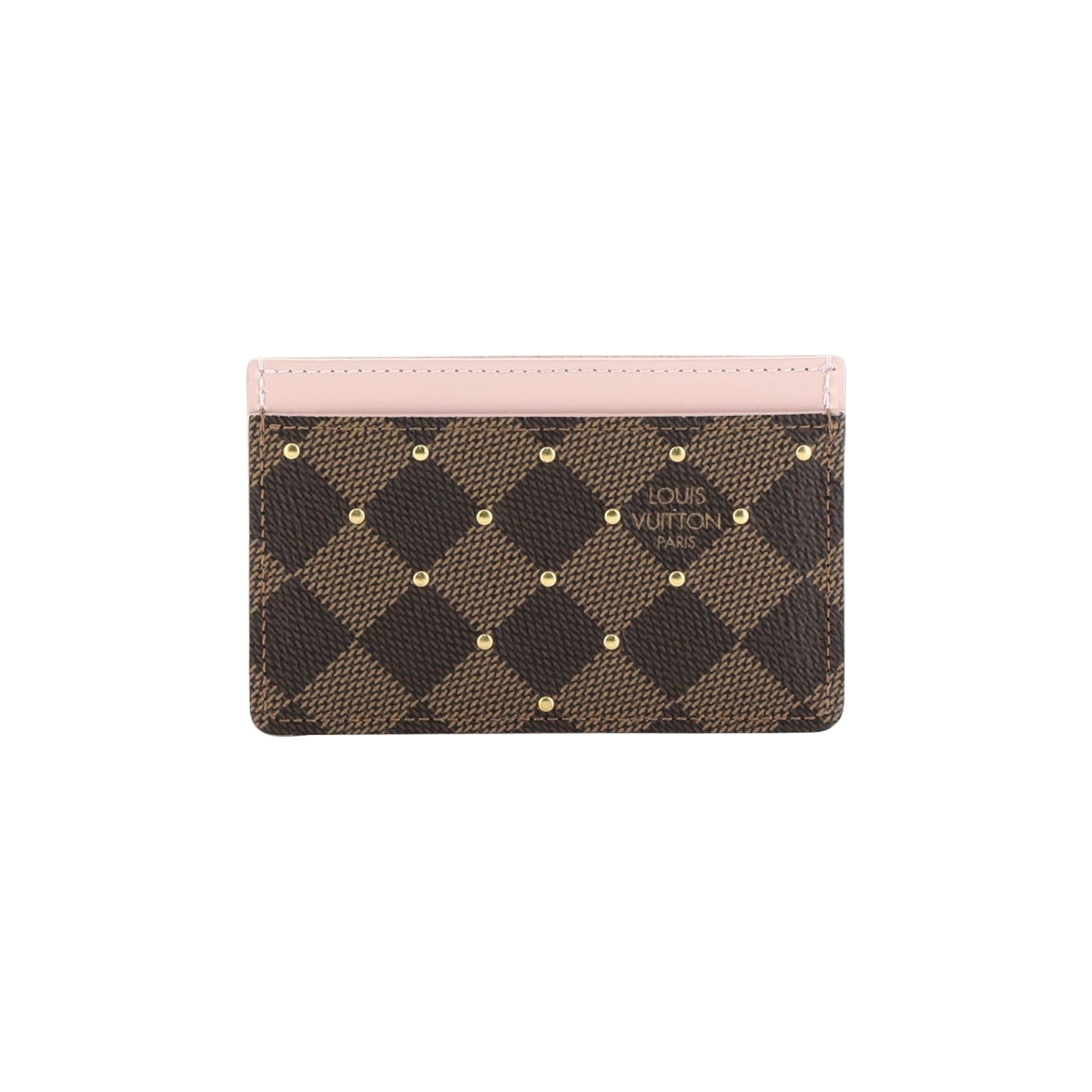 Louis Vuitton Card Holder Studded Damier