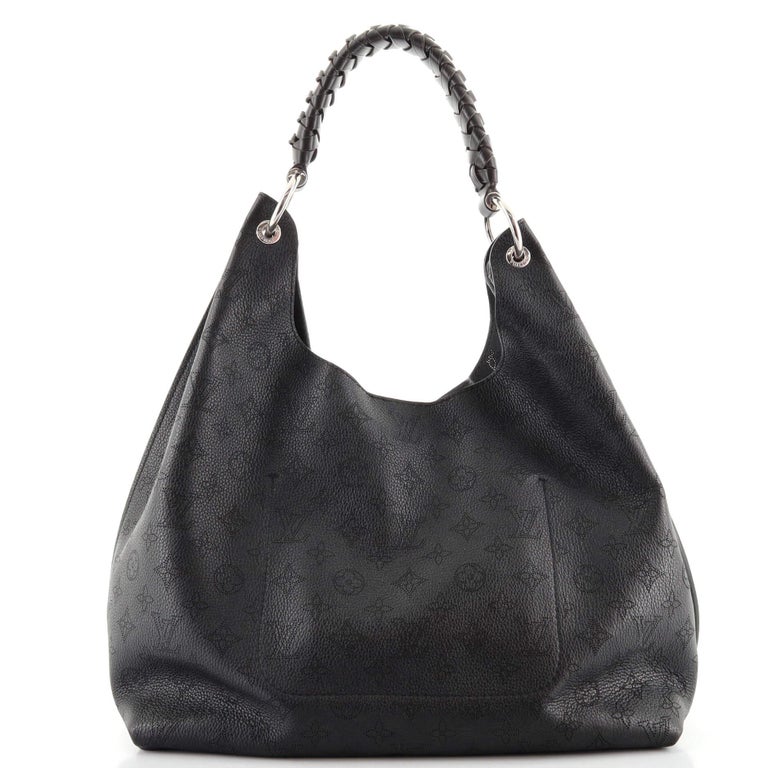 Louis Vuitton Carmel Hobo Mahina Calf Skin Bag with Charm – Perry's Jewelry
