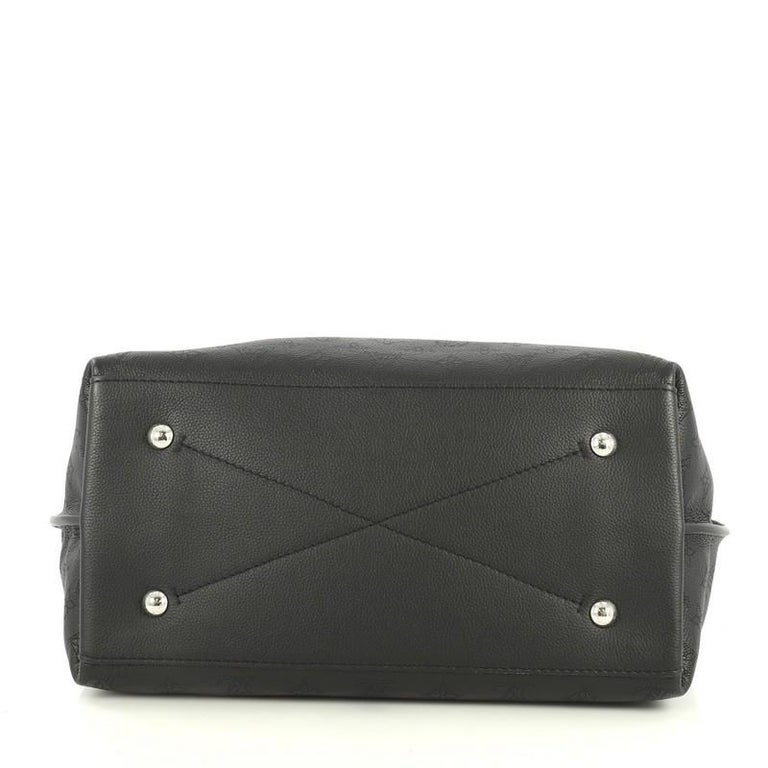 Louis Vuitton Carmel Hobo Mahina Leather Black 2167111