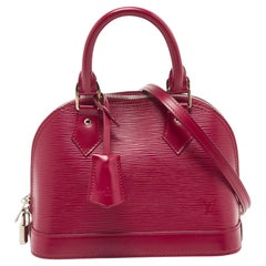 Louis Vuitton Carmine Epi Leather Alma BB Bag