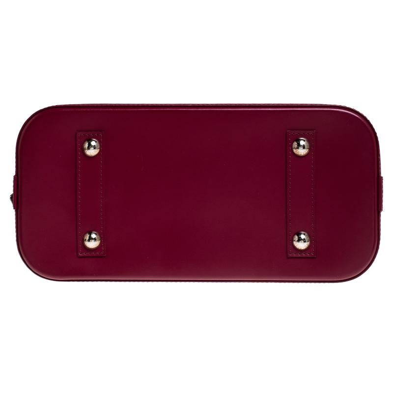 Louis Vuitton Carmine Epi Leather Alma PM Bag 5
