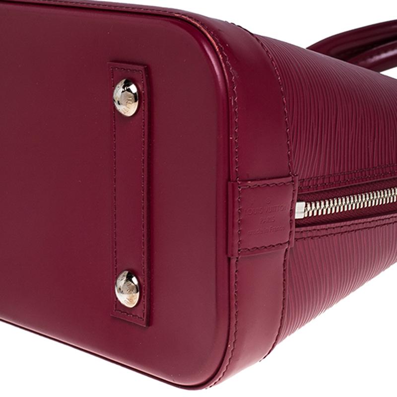 Louis Vuitton Carmine Epi Leather Alma PM Bag 2