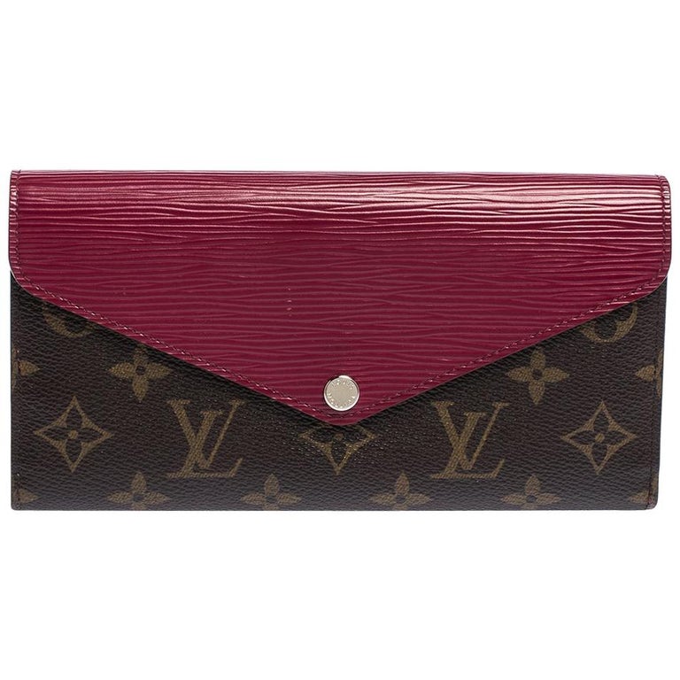 Louis Vuitton Carmine Monogram Canvas and Epi Leather Marie-Lou Wallet at  1stDibs