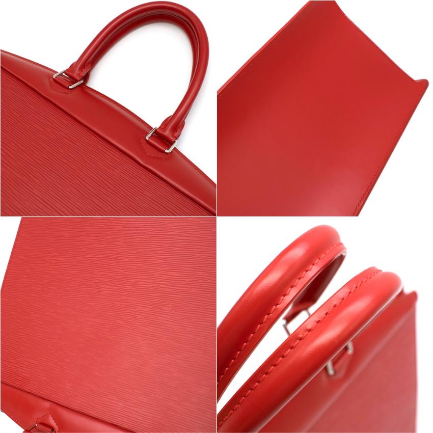Women's Louis Vuitton Carmine Red Riviera Epi Leather Handbag