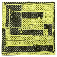 Louis Vuitton Carre Bandanna Monogramm Vertrauliches Quadrat 45 Gelb
