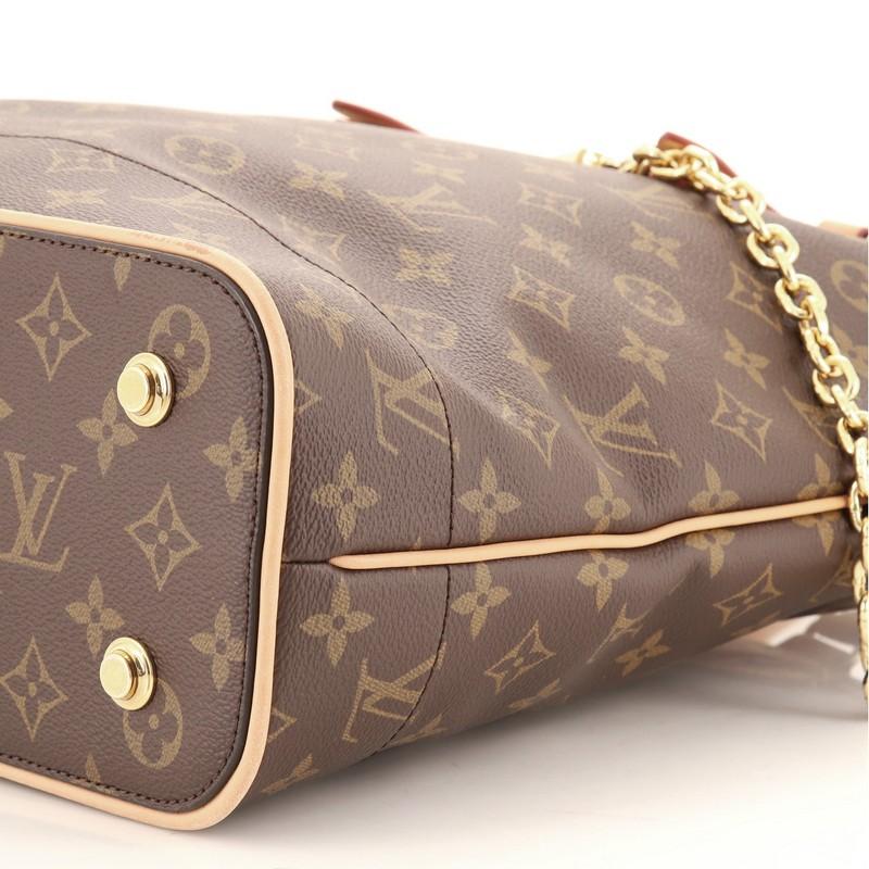 Brown Louis Vuitton Carry All Handbag Monogram Canvas MM