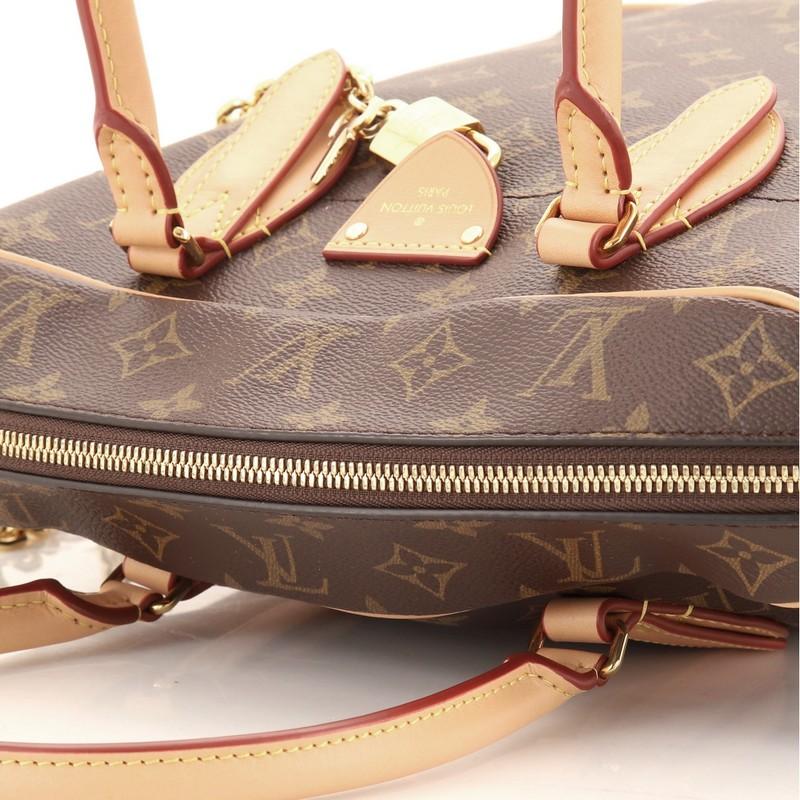 Louis Vuitton Carry All Handbag Monogram Canvas MM In Good Condition In NY, NY