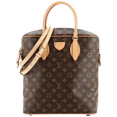 Louis Vuitton Carry All Handbag Monogram Canvas MM