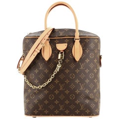 Louis Vuitton Carry All Handbag Monogram Canvas MM