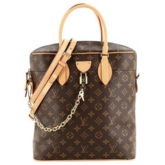 Louis Vuitton Carry All Handbag Monogram Canvas MM