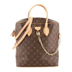 Louis Vuitton Carry All Handbag Monogram Canvas MM
