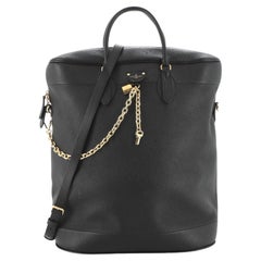 Louis Vuitton Carry All Handbag Taurillon Leather GM