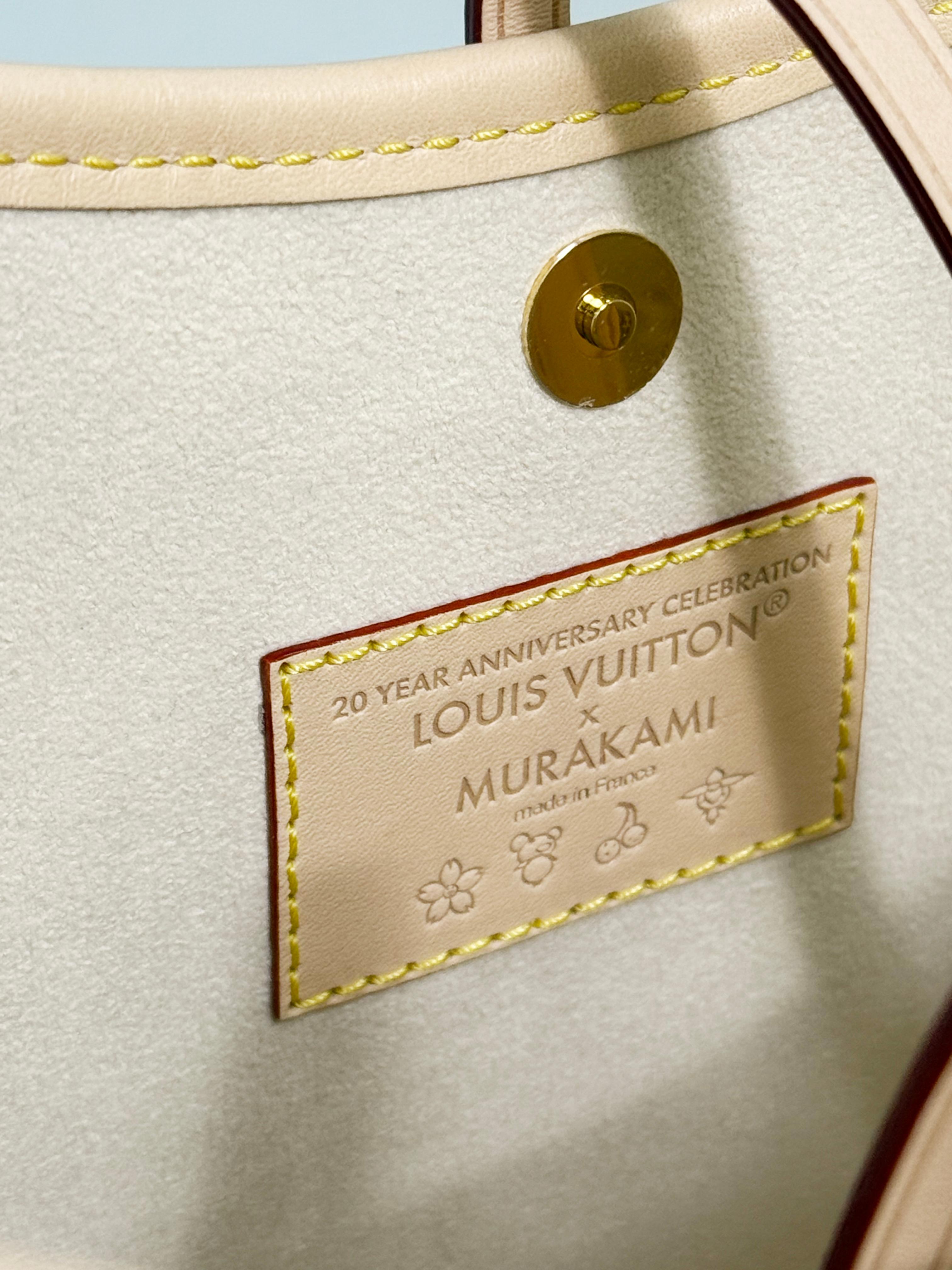 Louis Vuitton  Carry All PM  X Murakami Collection Multicolored 2025 In New Condition For Sale In Montreal, Quebec