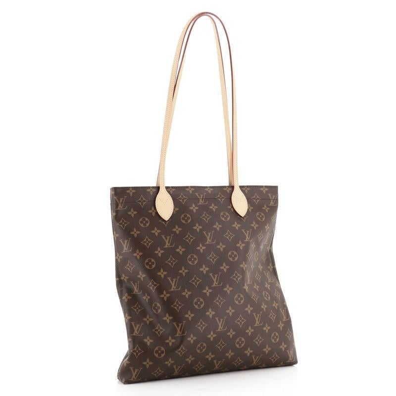 louis vuitton brown monogram carry it tote