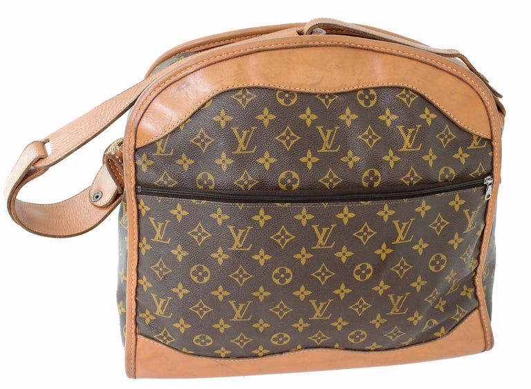 Louis Vuitton Carry On Bag Luggage Tote Monogram Canvas French Co. Saks 70s For Sale at 1stdibs