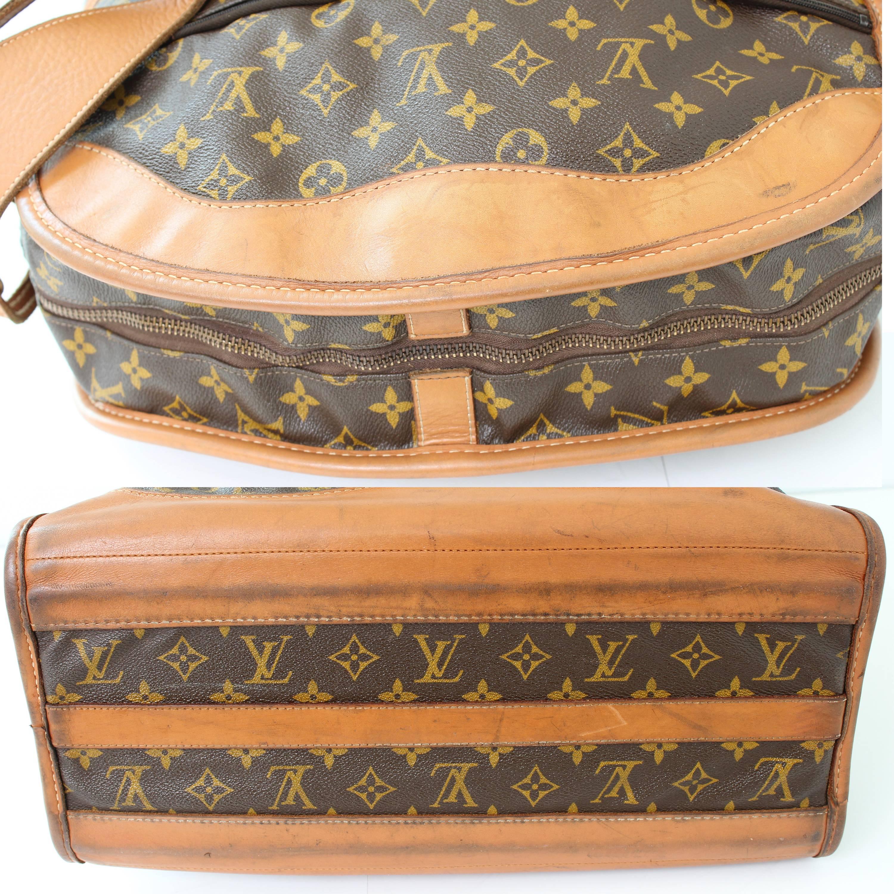 Louis Vuitton Carry On Bag Luggage Tote Monogram Canvas French Co. Saks 70s 3