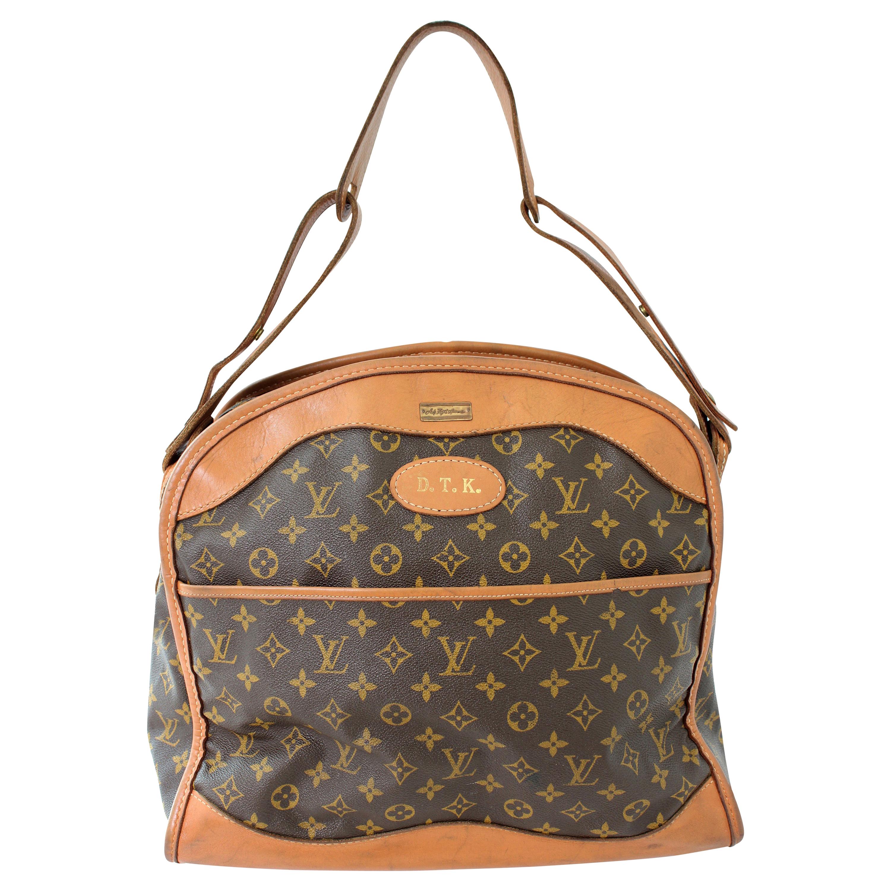 Louis Vuitton Carry On Bag Luggage Tote Monogram Canvas French Co. Saks 70s