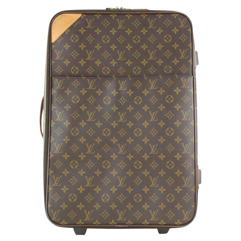 Louis Vuitton CarryOn Size Monogram Pegase 55 Rolling Luggage Trolley