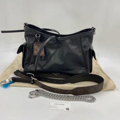 Louis Vuitton CarryAll Cargo Vibe PM Small Lambskin Leather So Black Shoulder Ba