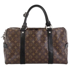 Louis Vuitton Carryall Handbag Macassar Monogram Canvas