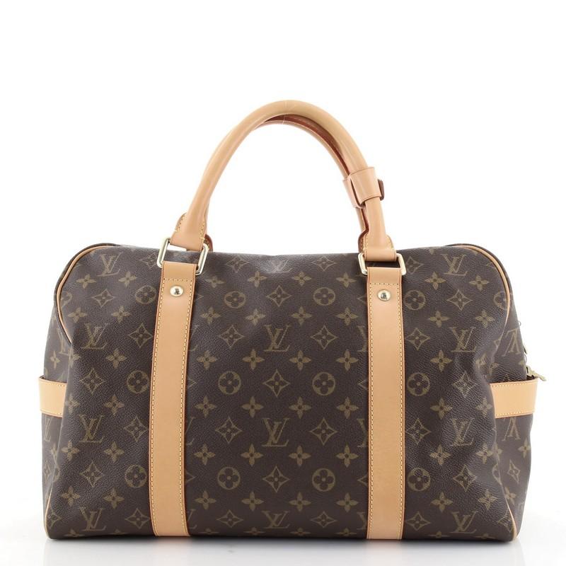 Louis Vuitton Carryall Handbag Monogram Canvas In Good Condition In NY, NY