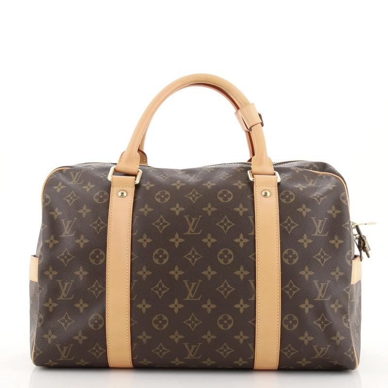 Louis Vuitton Carryall Handbag Monogram Canvas In Good Condition In NY, NY
