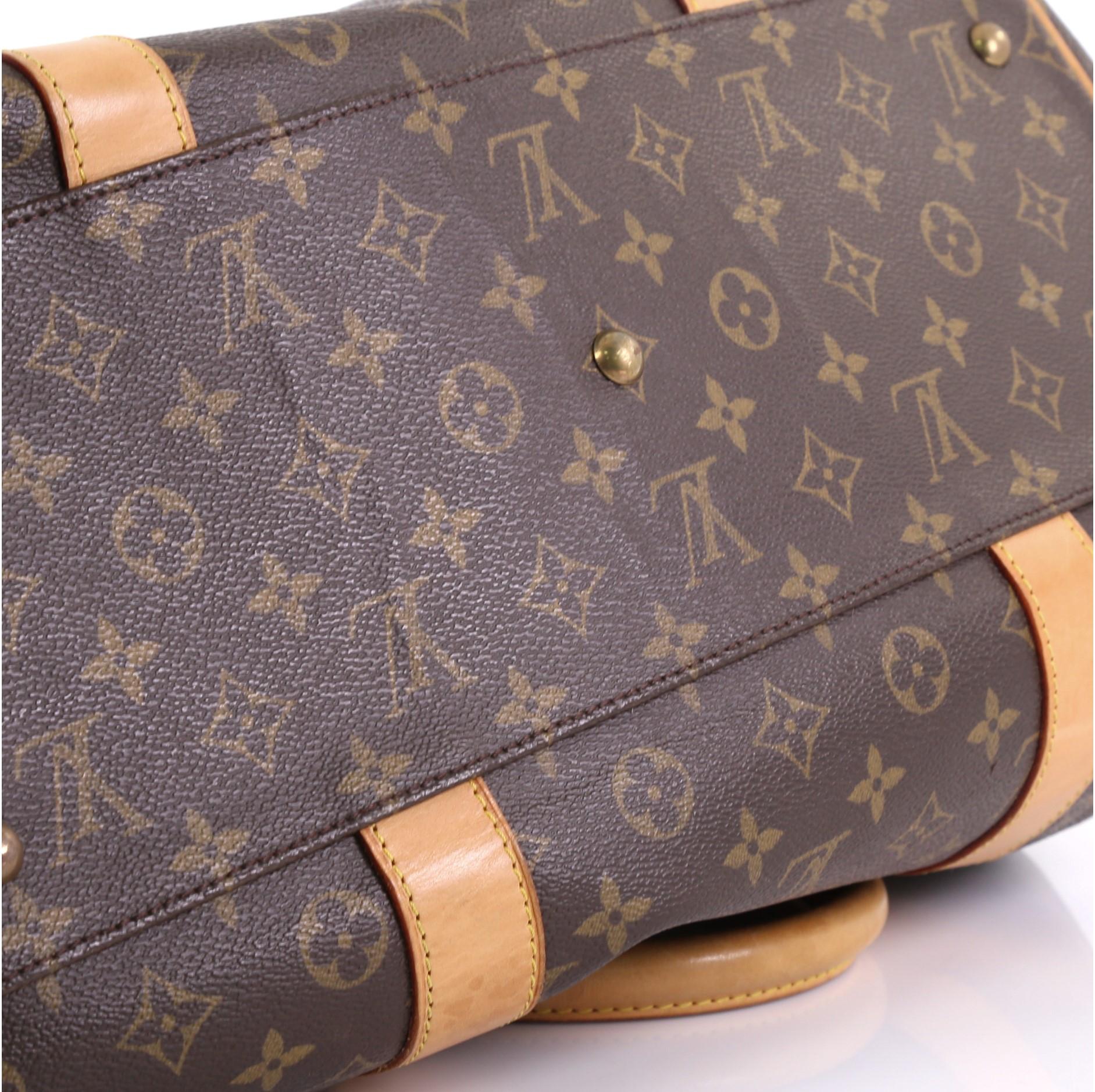 Louis Vuitton Carryall Handbag Monogram Canvas 4