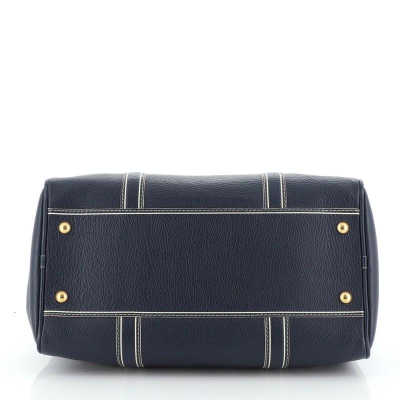 Black Louis Vuitton Carryall Handbag Tobago Leather