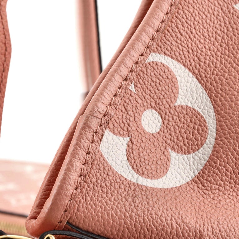 CarryAll PM Bicolor Monogram Empreinte Leather Bag