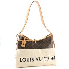 Louis Vuitton CarryAll Hobo Monogram Canvas MM